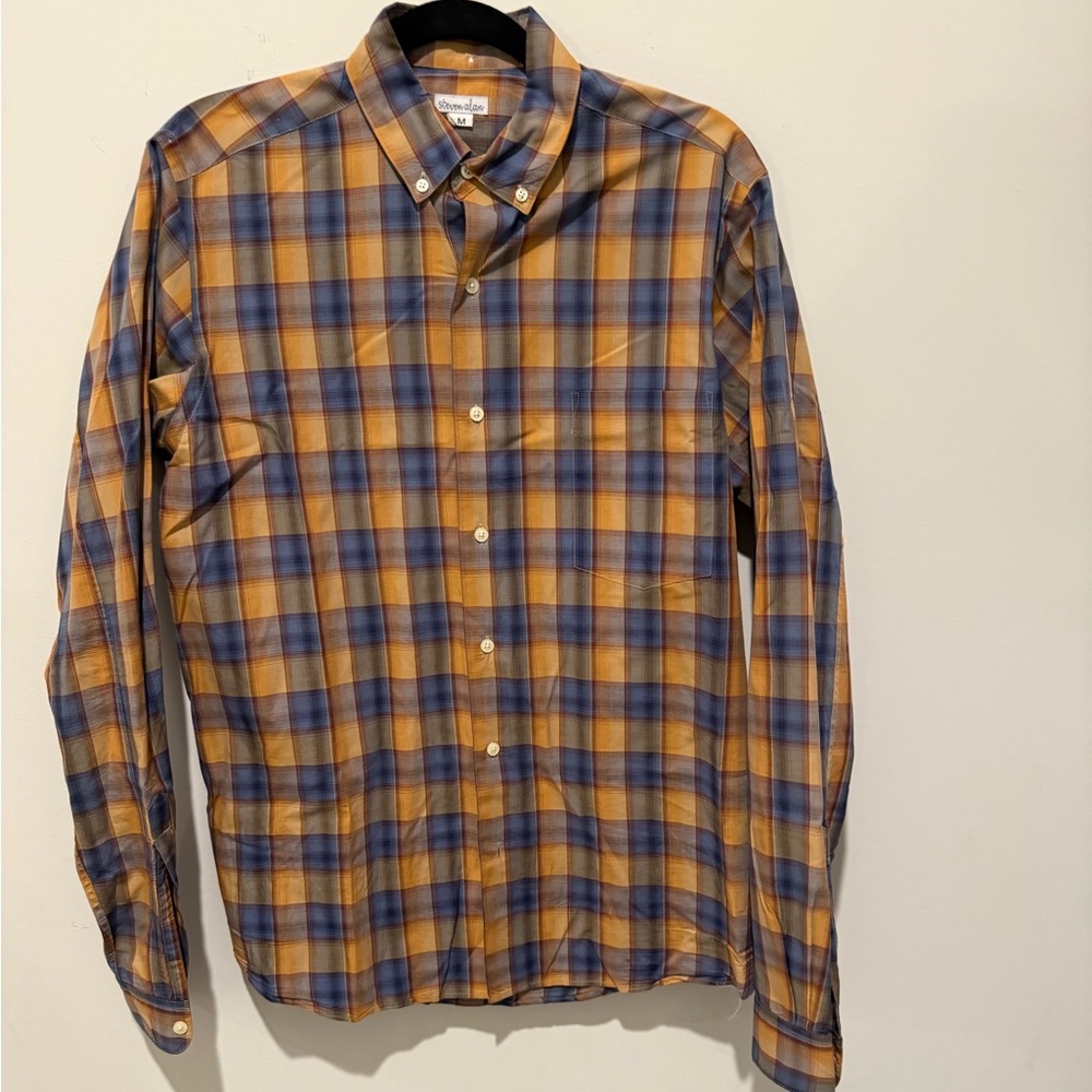 Steven Alan Multicolor Plaid Button-Down Shirt